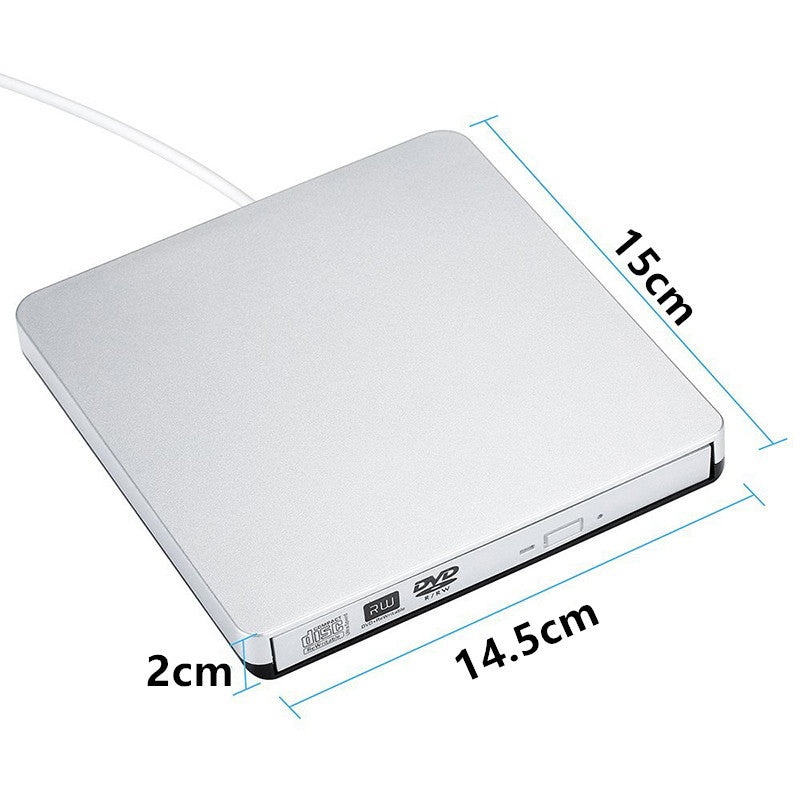 "Externer DVD-Brenner mit USB 3.0, Mobil und Platzsparend, Zuverlässiges Brennen mit Hoher Geschwindigkeit"