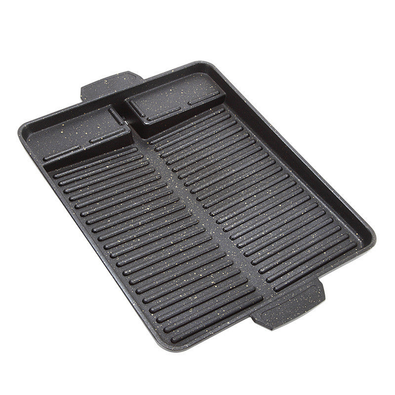 "Vielseitige Tragbare Outdoor-Grillplatte - Perfekt für 3-5 Personen, Geeignet für Alle Kochmethoden"
