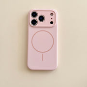 "Präzisionsgeschnittene Vollabdeckung Silikon Handyhülle mit Magnetverschluss - Stoßfest, Kratzfest für iPhone 17 Modelle"