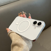 "Ultra-dünne Transparente Magnetische Handyhülle, Anti-Fall PC Material, Kompatibel mit Apple"