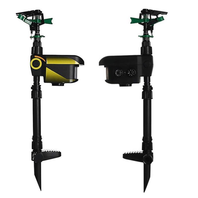"Automatischer Tierabwehr-Sprinkler mit PIR-Sensor - Effektiver Schutz für Garten, Obstplantagen und Teiche"