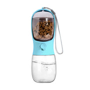 "Tragbarer Hunde-Wasserflasche mit Futterbehälter - Welpen Zubehör & Essentials für Yorkie, Chihuahua, Katze - Perfekt für Spaziergänge und Wanderungen"
