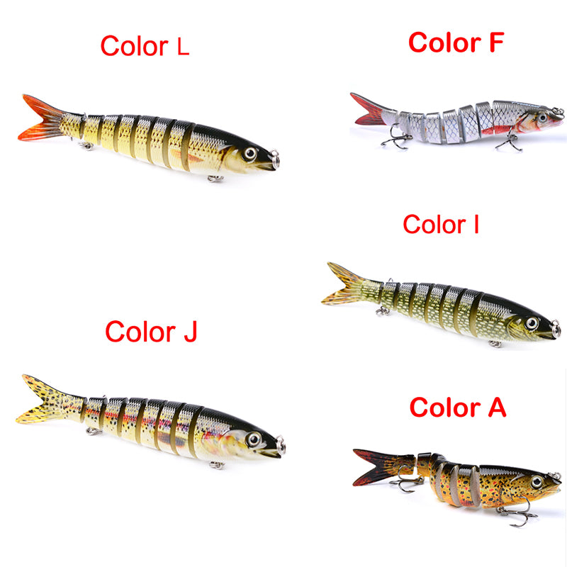 "Premium Hecht & Karpfen Angelköder - Robuste, Mehrteilige Hardbaits für Verbesserte Wurfweiten & Fischfang-Erfolg"