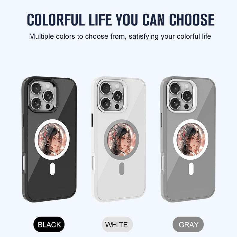 "Premium Magnetisches HD Handycase - TPU Rückdeckel Stil mit Tiermotiven, Schwarz und Weiß verfügbar"