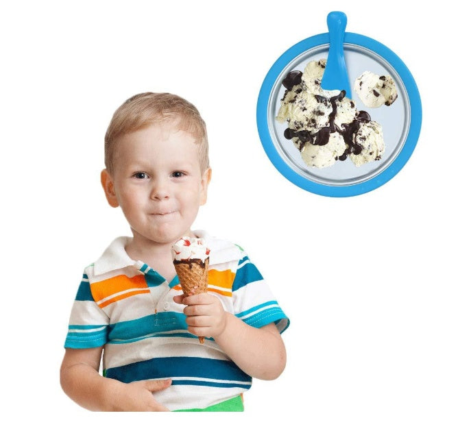 "Leckere Gesunde Eiscreme zu Hause - Manuelle Joghurt-Frittiermaschine, Kinderfreundliches Material, Kein Strom benötigt"