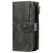 "Multifunktionale Retro Leder Handyhülle mit Kartenfach, Magnet & Anti-Fall Schutz, Kompatibel mit 16+ Modellen"