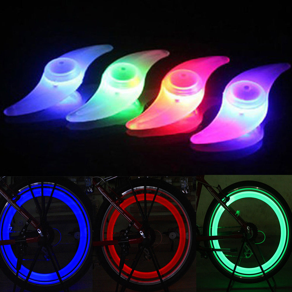 "LED Fahrrad Speichenlampe - Wasserdicht, Stoßfest & Leicht - Für Sichtbarkeit und Sicherheit bei Nacht"