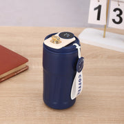"Intelligente Digitale Thermosflasche - Tragbarer Edelstahl-Kaffeebecher, Auto-Isolierbecher, Vakuum-Flasche, 450ml Kapazität, Hitze- und Kältebeständig"