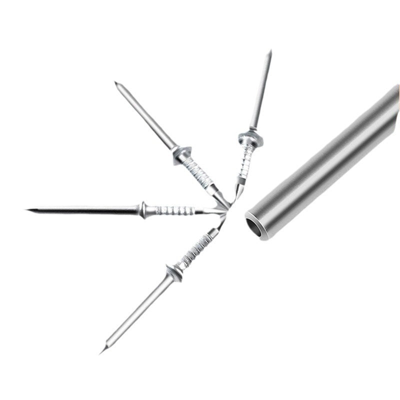 "Premium Hochkohlenstoffstahl Doppelseitige Nahtlose Kante Hornnägel - 50/100/200 Stück Pakete mit Installationswerkzeug"