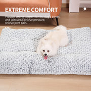 "Komfortables Hunde Bett aus Samtrosa mit Extra Weicher Baumwollfüllung und Waschbar"