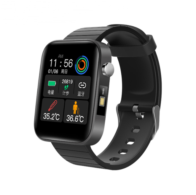 "Multifunktionale T68 Fitness Smartwatch, Kompatibel mit Android & IOS, 1.5 Zoll Bildschirm, Widerstandsfähiges TPU+PC Material, 250mAh Batterie"