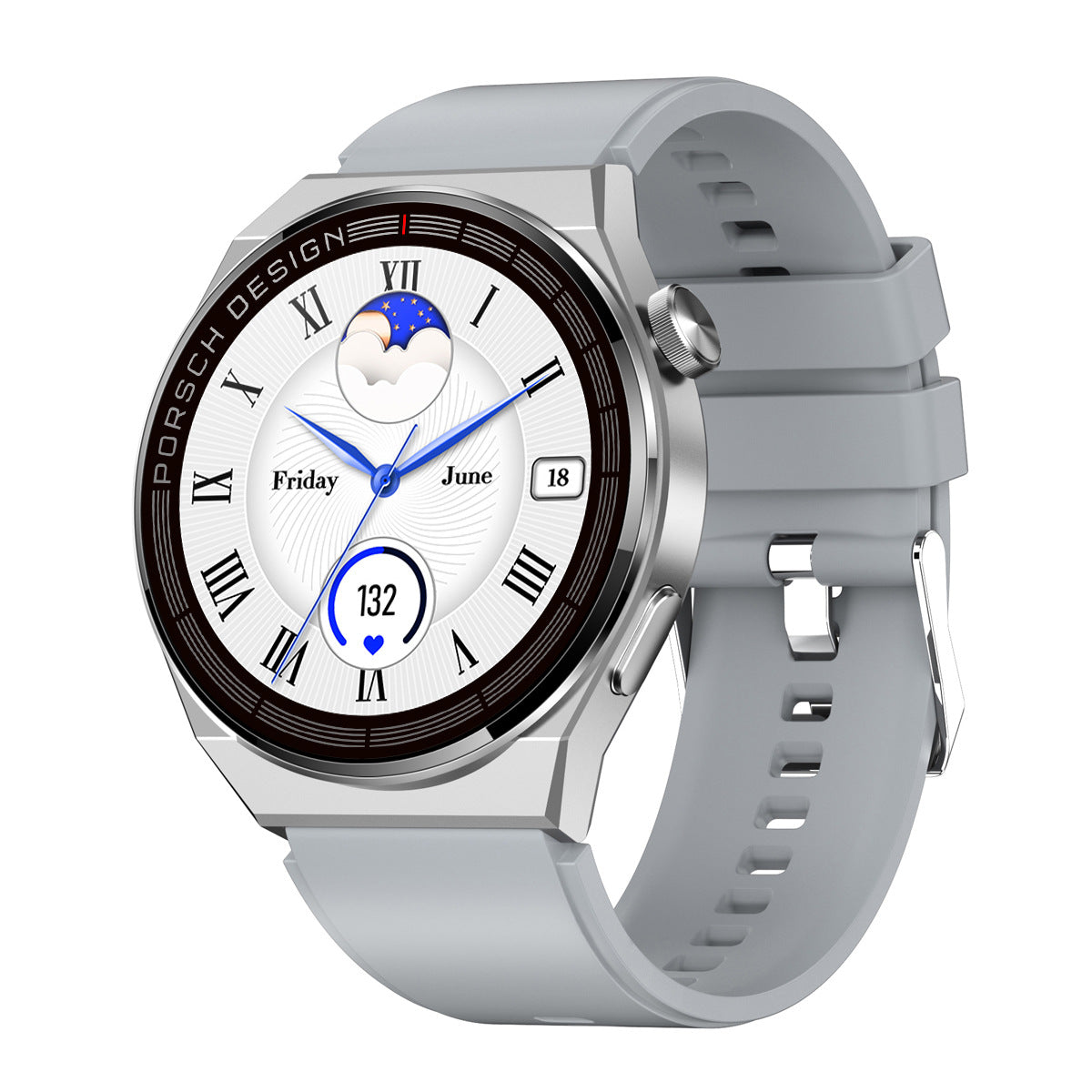 "HD3max NFC Bluetooth Smartwatch mit Schrittzähler & Gesundheitsüberwachung - Vielseitige Farben und Materialien"