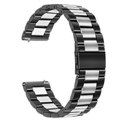 "Vielseitige Edelstahl Armbanduhr mit Drei-Perlen-Stahlband in Verschiedenen Farben - 20mm Interface Größe"