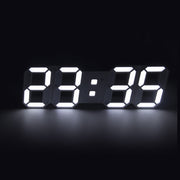 "Leuchtende 3D LED Wanduhr für Wohnzimmer und Schlafzimmer, kreatives Design, doppelseitig, Dekoration mit Beleuchtung"