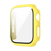 "Premium Schutzfolie Gehäuse für iWatch 4 5 6 SE - Harte PC+Glas Material, Umweltfreundlich, Verschiedene Farben und Größen"