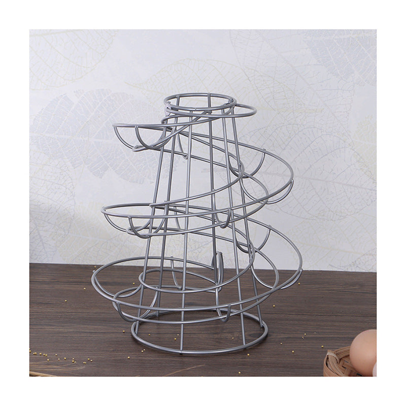 Innovativer Spiraleierhalter aus Eisen