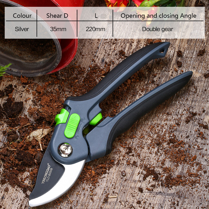 "Premium Garten-Schere: Ultra-scharfe Klingen, Ergonomischer Rutschfester Griff, Ideal für Obstzweige & Pflanzenpflege"