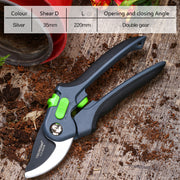 "Premium Garten-Schere: Ultra-scharfe Klingen, Ergonomischer Rutschfester Griff, Ideal für Obstzweige & Pflanzenpflege"