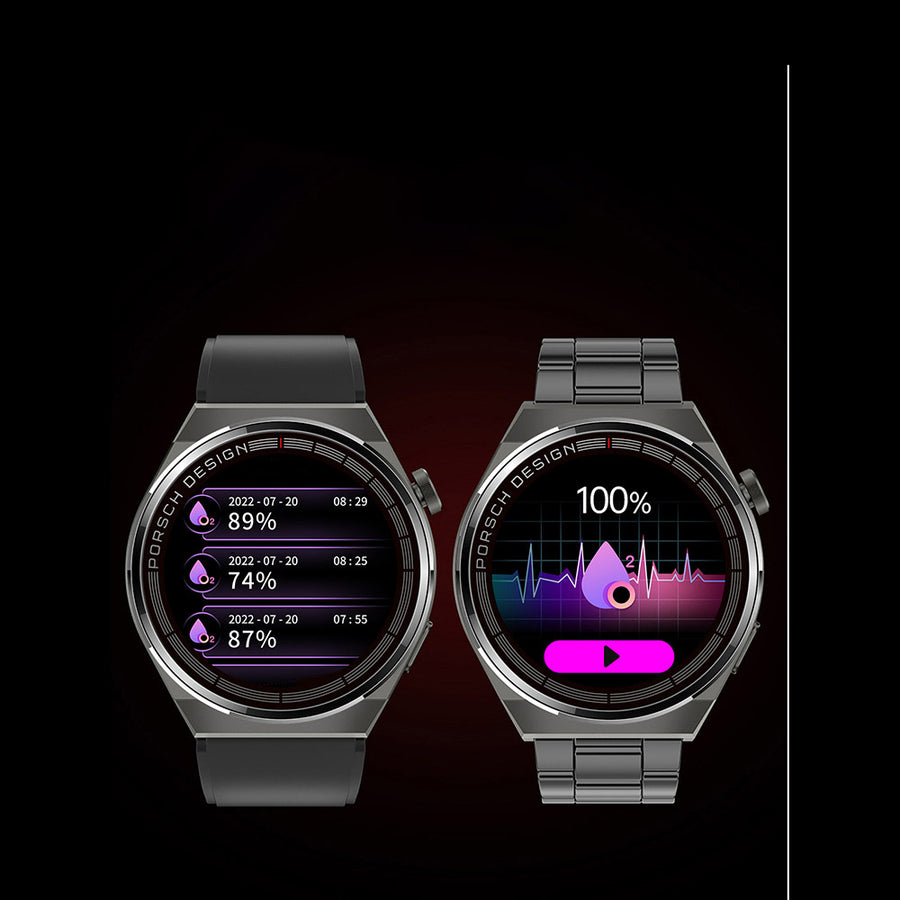 "HD3max NFC Bluetooth Smartwatch mit Schrittzähler & Gesundheitsüberwachung - Vielseitige Farben und Materialien"