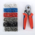 "Professionelles Kabelbinder-Pistole, Nadeltyp-Klemmenzange & 1500PCS Silber Rohrklemmen-Set, Werkzeugstahl, 0.25-10mm² Kapazität"