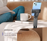 "Faltbarer, Drehbarer Multifunktions-Smartphone-Halter für Büro und Reisen - Komfortables Freihand-Erlebnis mit Universeller Kompatibilität"