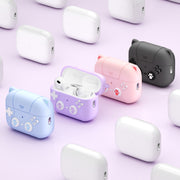 "Charmante Silikon Ohrhörer Schutzhülle, Universal & Tragbar, für Apple Airpods - Dunkelgrau, Hellrosa, Helllila, Hellblau"