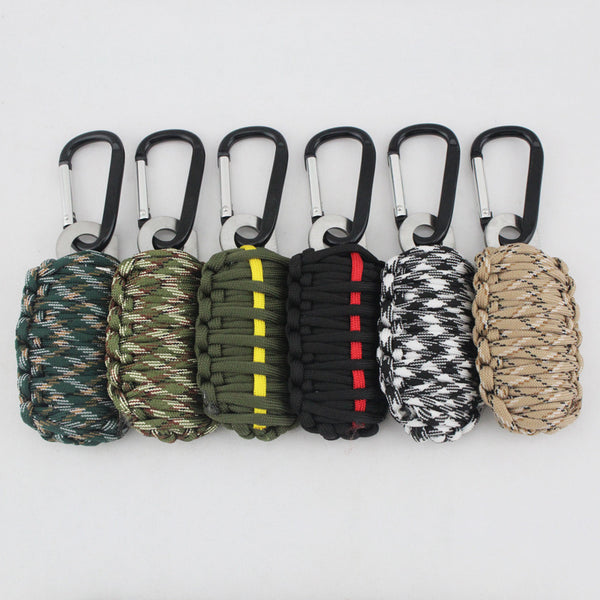 "EDC.1991 Outdoor Survival Kit: 15-in-1 Karabiner Set für Camping, Klettern & Radfahren - Kompakt und Stilvoll"