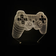 "Kreatives 3D Gamepad Nachtlicht Hauslampe mit Touch- und Fernbedienung, 7 Farbvarianten, USB-Kabel Inklusive"
