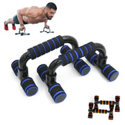 "H-förmige Push-up Stand mit Schwammgriff, ABS Fitness Brusttraining Griffstange, Belastbar bis 200kg"