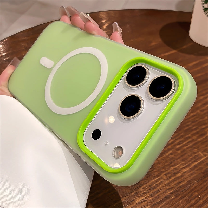 "2-in-1 Magnetische Rutschfeste Handyhülle für iPhone 17 Pro Max, Stoßfest und Kratzfest, Mattes Design in Vielfältigen Farben"