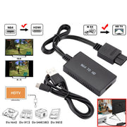 "HD-HDMI-Konverterkabel für N64, GameCube, SNES | Plug-and-Play, tragbar & flexibel | Hochpräzise Signalverarbeitung"
