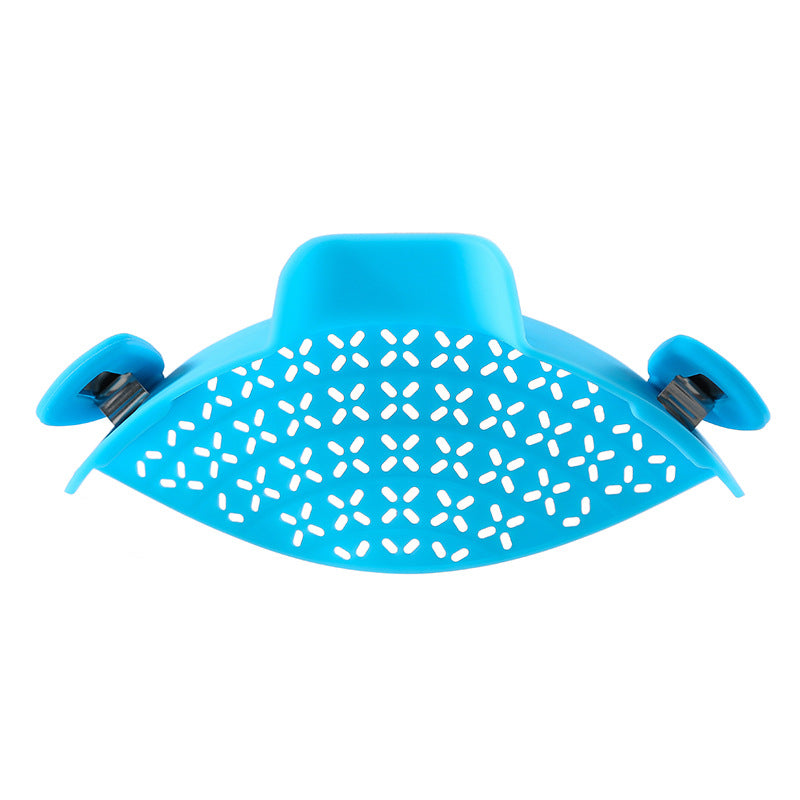 "Multifunktionale Küchenhelfer: Silikon-Topf-Seitenablaufstopper in Modernem Minimalistischem Design"