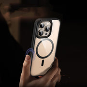 "Stoßfeste Magnetische Handyhülle Kompatibel mit iPhone 16 - Leicht, Transparent und Attraktiv"