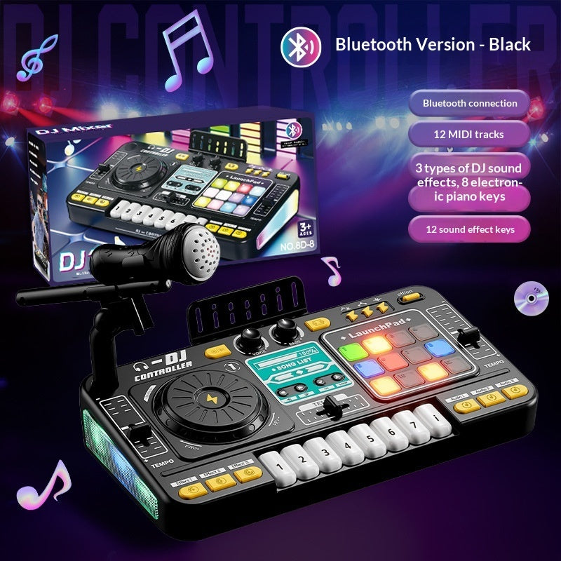 "Multifunktionale DJ-Musiklicht-Tastatur: Interaktives Spielzeug für sensorische Entwicklung, Hände-Auge-Koordination und Interessenpflege"
