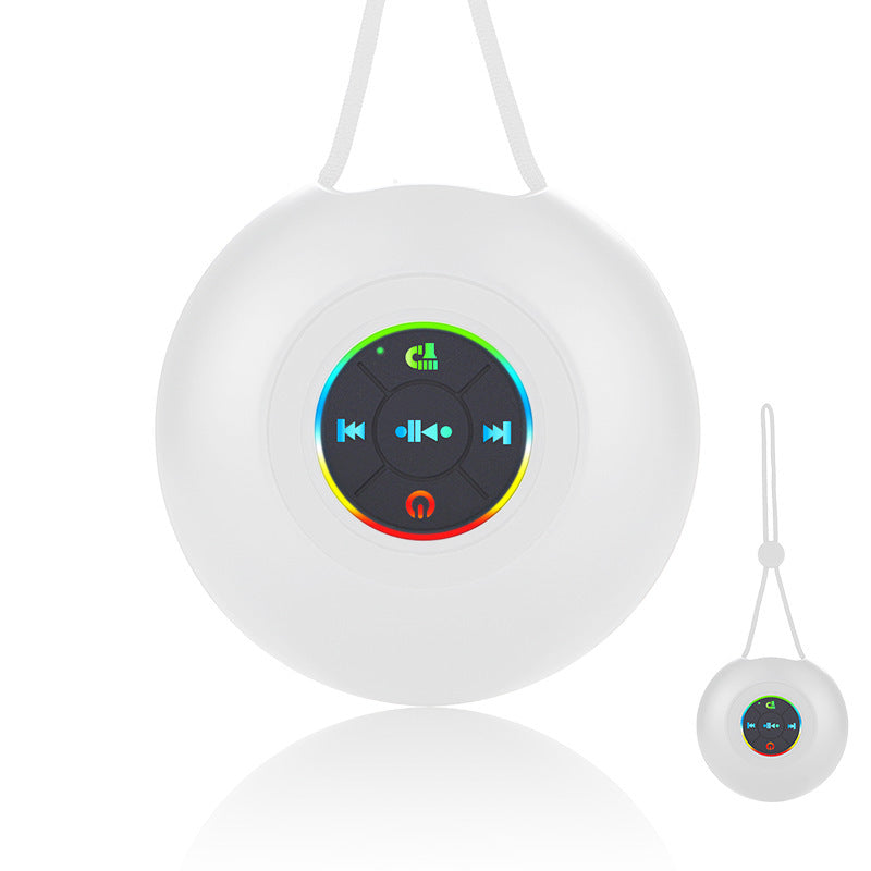 "Tragbarer Mini Bluetooth-Lautsprecher für den Außenbereich, Wasserdicht und Farbenfroh Leuchtend - Kompakt mit Klarer Klangqualität und LED-Lichteffekten"