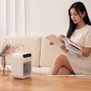 "Tragbarer Klimaanlage Lüfter mit Kühl-Atomisierungstechnologie, Eiswasserfunktion und USB-Stromversorgung - Ideal für Zuhause, Büro und Auto"