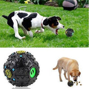 "Interaktiver Haustierspielzeug-Ball mit Sound und Futterausgabe"