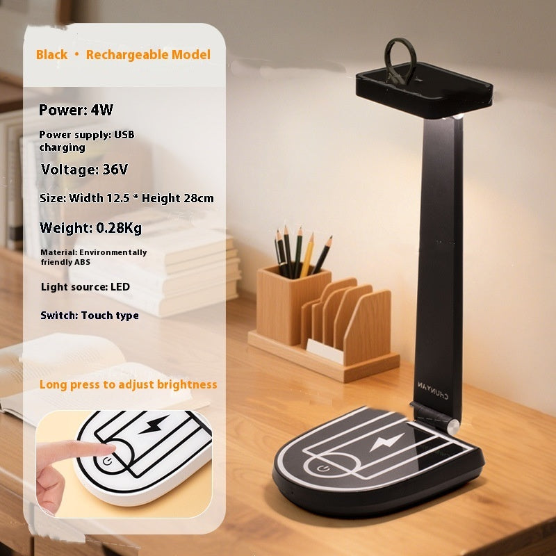"Innovative Basketball-Ständer Tischlampe mit kabellosem Handy-Ladegerät - Design trifft Funktionalität"
