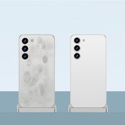 "Ultradünne Wärmeableitung Handyhülle, Transparent Weiß, Rundum-Schutz, Stoßfest, Anti-Fall für Samsung"
