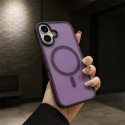 "Hautfreundliche Matte Magnetische Handyhülle, 2-in-1 PC Material, Kompatibel mit iPhone Modellen"