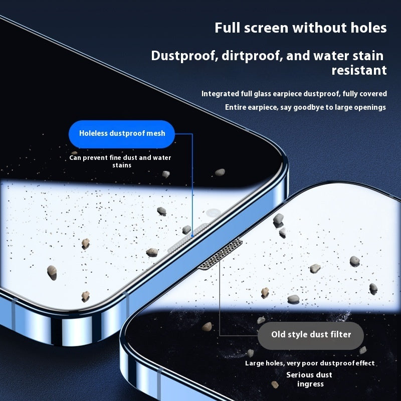 "Premium Gehärtetes Glas, Staubdicht, Vollbild Anti-Spionage Schutzfolie für Apple"