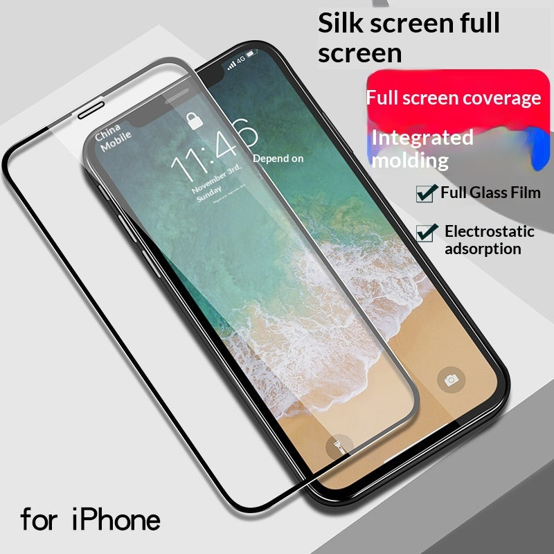 "Premium Vollbild Hartglas Handy Displayschutz für iPhone 14, 15, 16 - Stoßfest, Staubresistent & HD Klarheit"