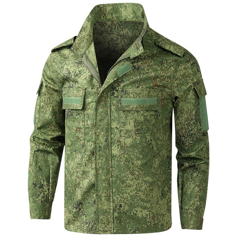 "Robuster Camouflage Arbeitskleidung-Anzug für Baustellen - Mesh Material, Trendige Farbe, Größen 165-190"