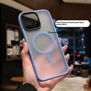 "Hautfreundliche Matte Magnetische Handyhülle, 2-in-1 PC Material, Kompatibel mit iPhone Modellen"