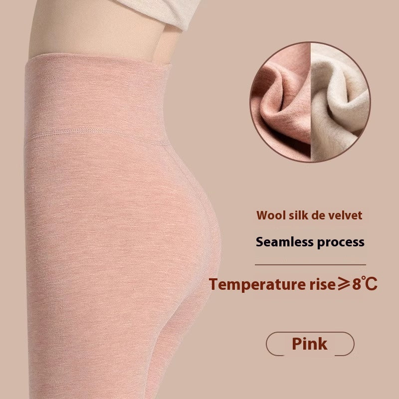 "Winter-Warme Damen Leggings aus Kaschmir und Samt - Hochtaillierte, Modische Slim Fit Hose in Vielfältigen Farben"
