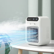 "Tragbarer Klimaanlage Lüfter mit Kühl-Atomisierungstechnologie, Eiswasserfunktion und USB-Stromversorgung - Ideal für Zuhause, Büro und Auto"