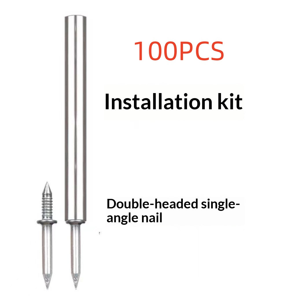 "Premium Hochkohlenstoffstahl Doppelseitige Nahtlose Kante Hornnägel - 50/100/200 Stück Pakete mit Installationswerkzeug"