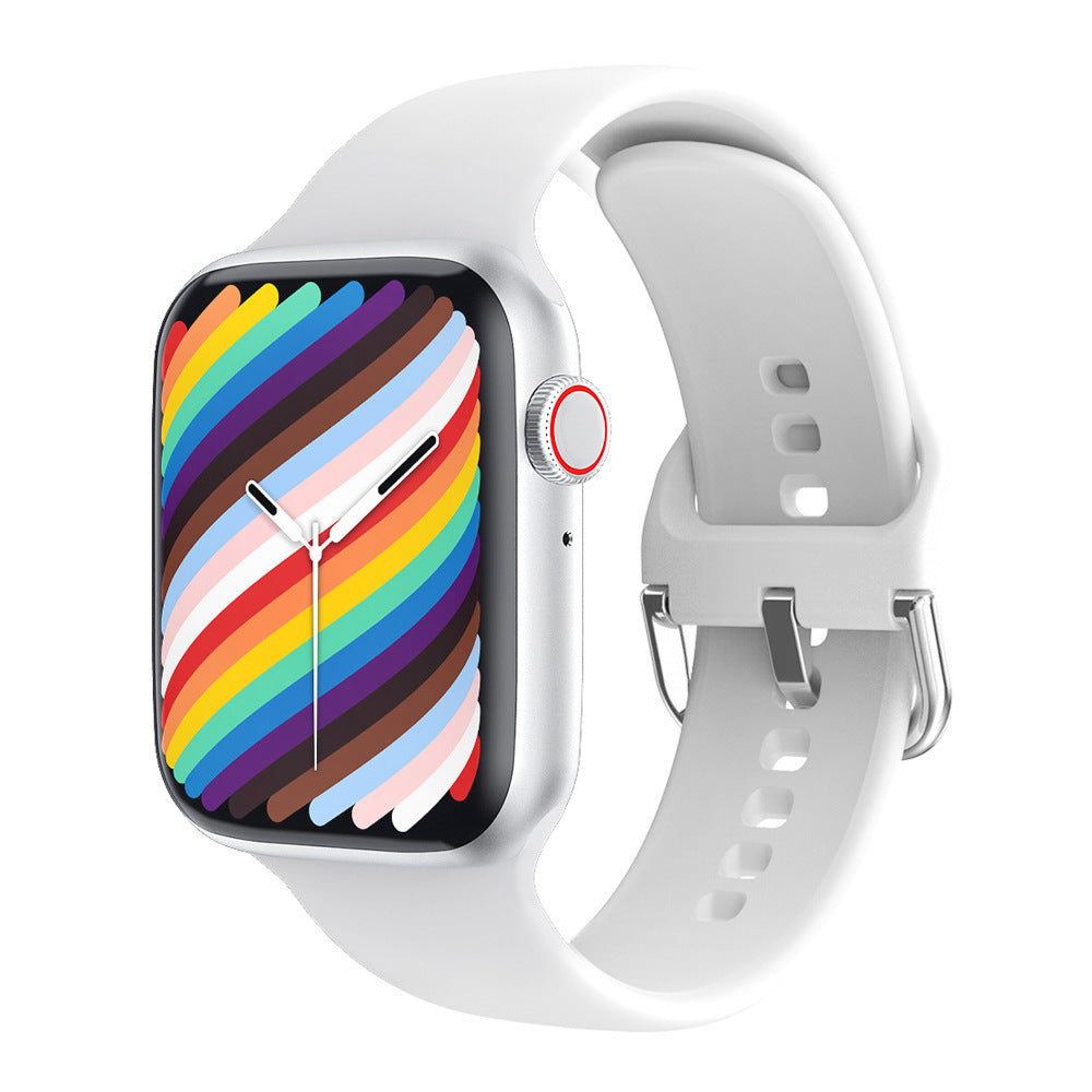 "Modische Bluetooth Anruf Smartwatch mit Split-Screen & Passwortschutz - Wasserdicht in Blau, Schwarz, Roségold, Weiß"