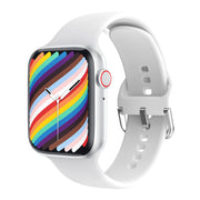 "Modische Bluetooth Anruf Smartwatch mit Split-Screen & Passwortschutz - Wasserdicht in Blau, Schwarz, Roségold, Weiß"