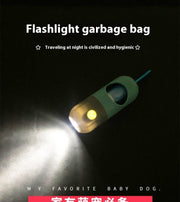 "LED-Leuchten Haustier Kotbeutelspender - Leicht zu Zerreißen, Dicker & Auslaufsicher - Ideal für Hunde & Katzen - Tragbar und Praktisch für Reisen"